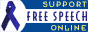 EFF Blue Ribbon free speech campaign 88x31 button