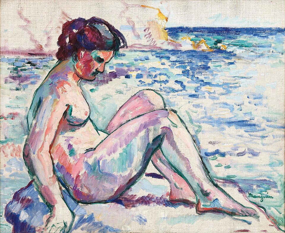 a post-impressionist oil painting of the artist’s wife