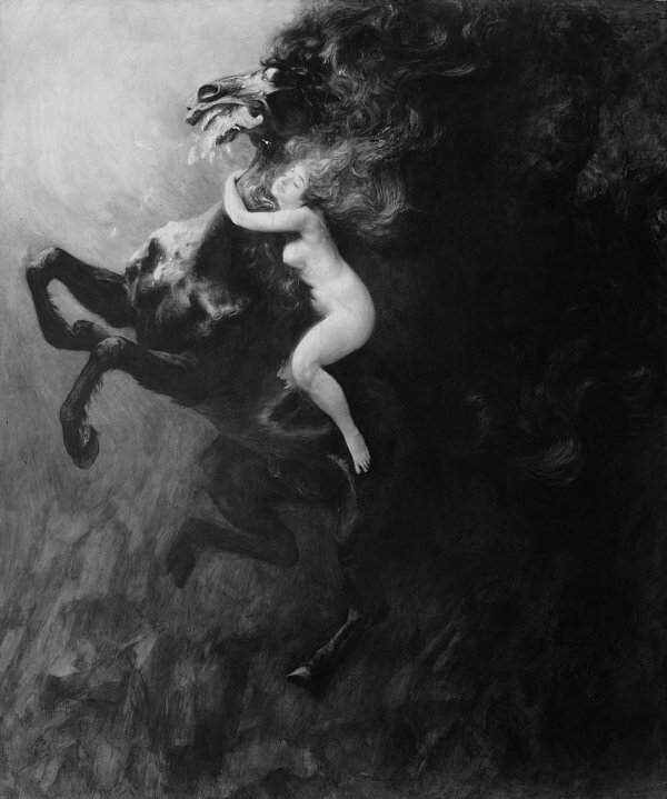 a Polish symbolist painting